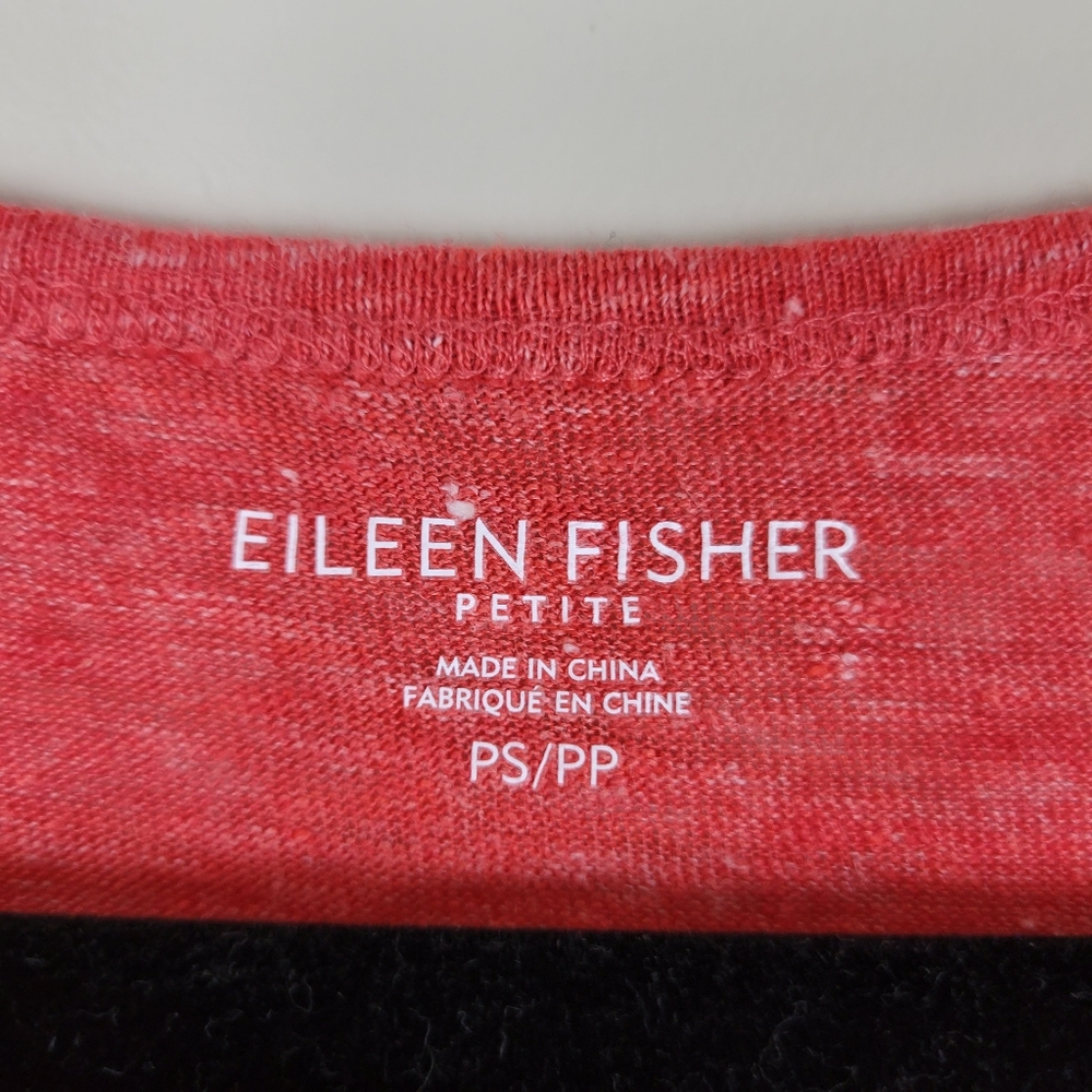 Eileen Fisher Linen T-shirt - Picture 2 of 6